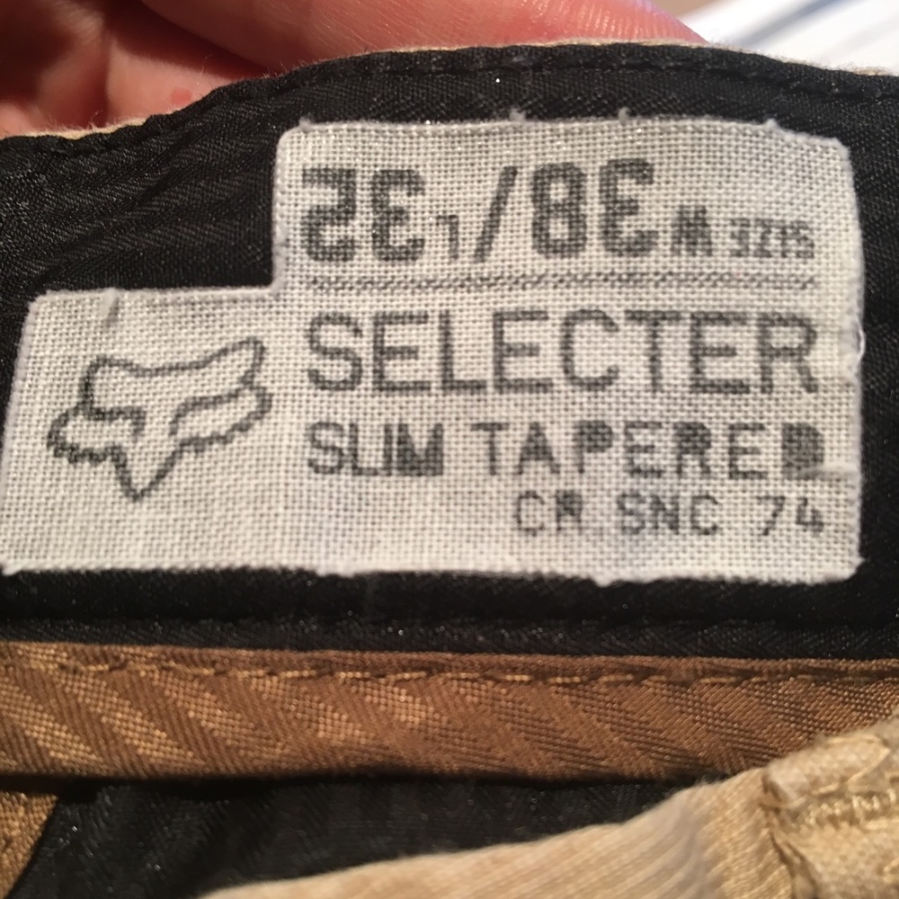 Fox Men’s 32x38 khaki Pants